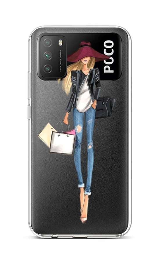 Kryt TopQ Xiaomi Poco M3 silikon Lady 2 60651
