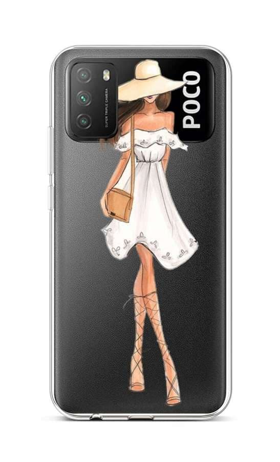 Kryt TopQ Xiaomi Poco M3 silikon Lady 5 60653