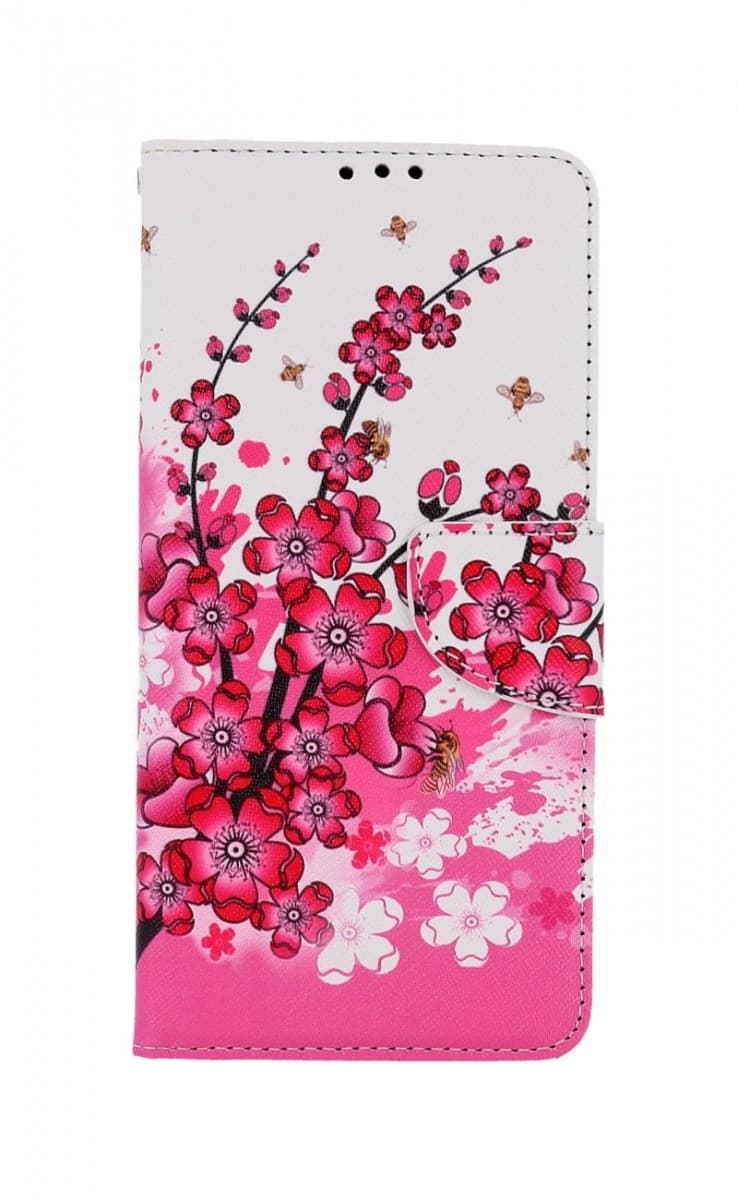 Pouzdro TopQ Xiaomi Poco M3 Pro knížkové Kytičky textil 60718 - náhled 1