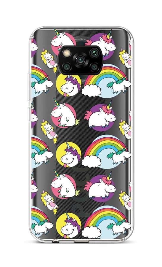 Kryt TopQ Xiaomi Poco X3 silikon Chunky Unicorns 60826