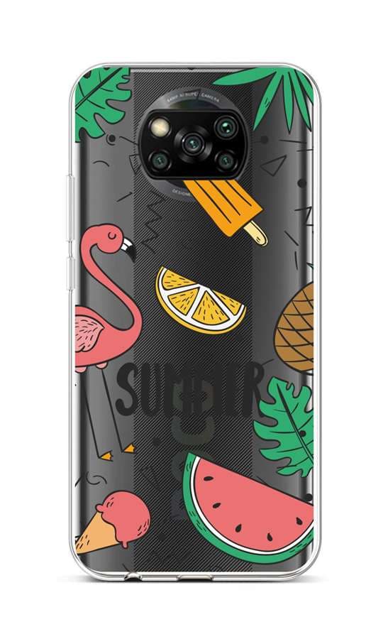 Kryt TopQ Xiaomi Poco X3 silikon Summer 60836