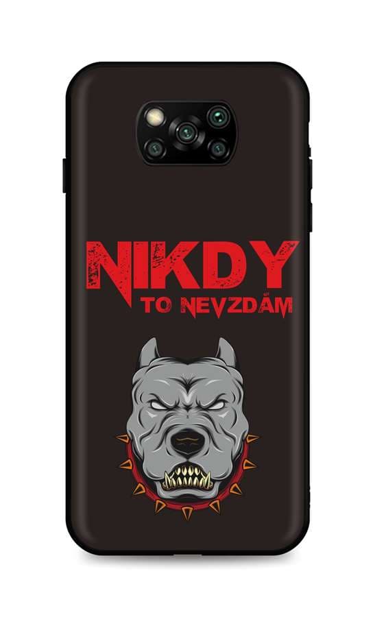 Kryt TopQ Xiaomi Poco X3 silikon Nikdy to nevzdám 60880