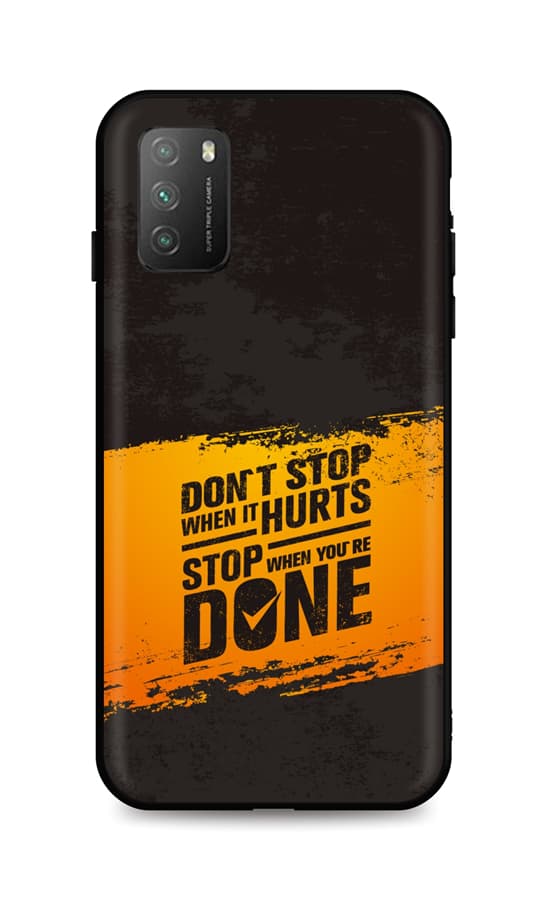 Kryt TopQ Xiaomi Poco M3 silikon Don´t Stop 60951