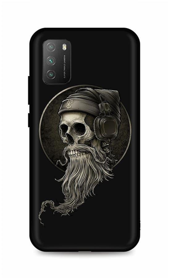 Kryt TopQ Xiaomi Poco M3 silikon Music Skeleton 61012