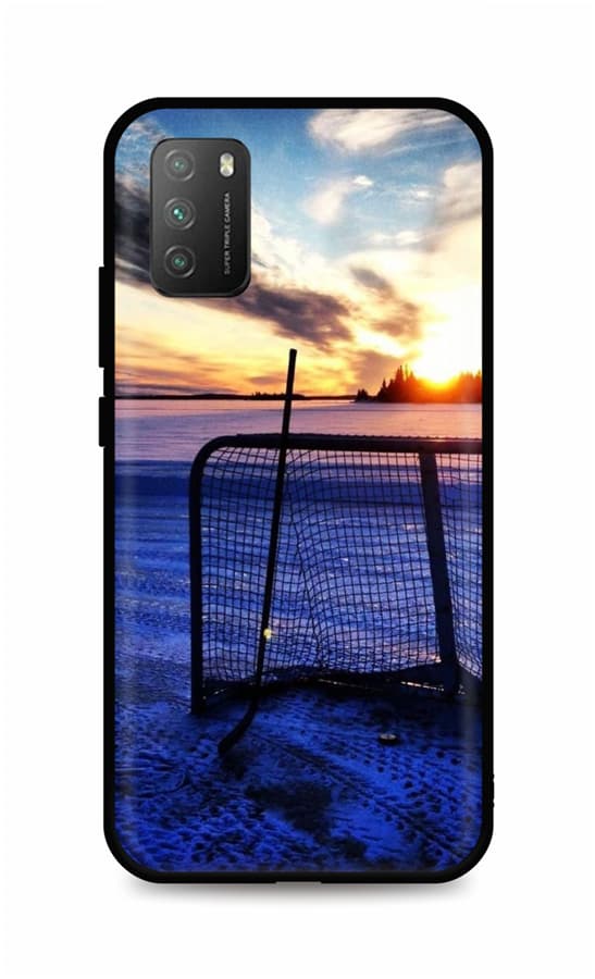 Kryt TopQ Xiaomi Poco M3 silikon Hockey Sunset 61020