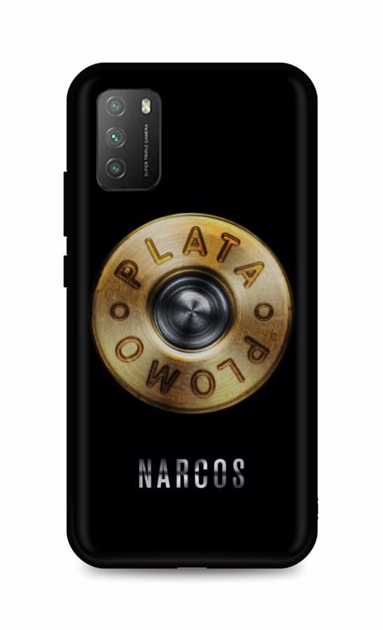 Kryt TopQ Xiaomi Poco M3 silikon Plata O Plomo 61037