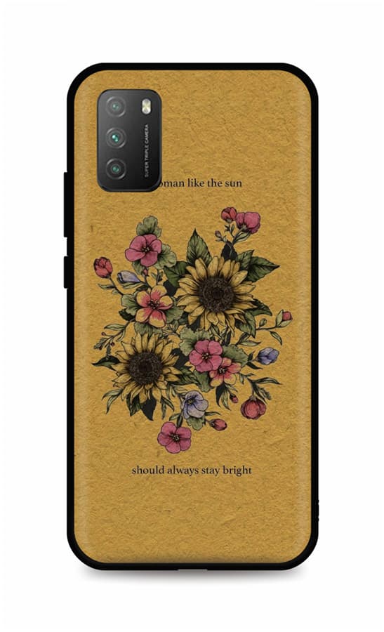 Kryt TopQ Xiaomi Poco M3 silikon Bouquet 61041