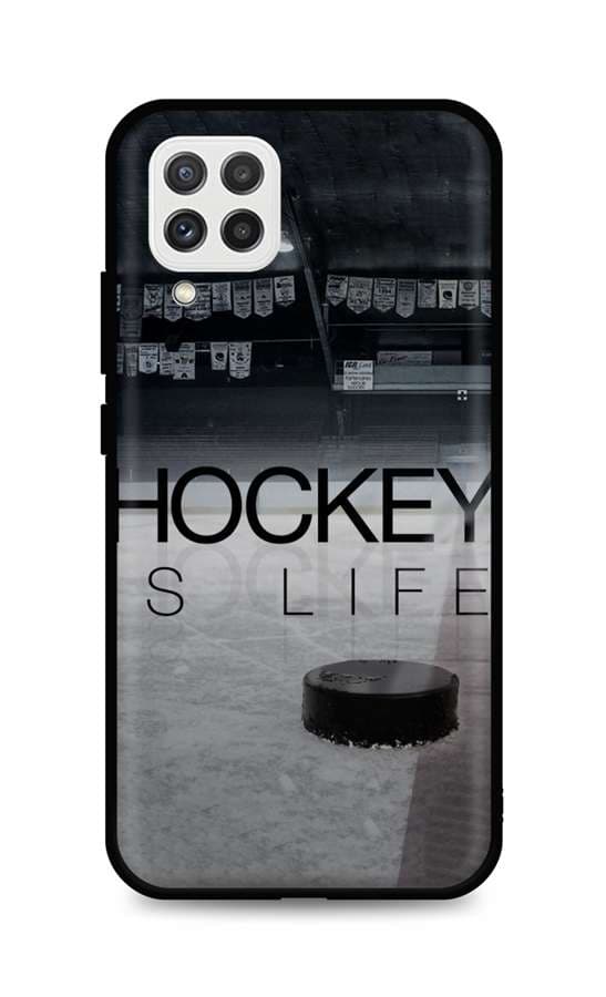 Kryt TopQ Samsung A22 silikon Hockey Is Life 61107