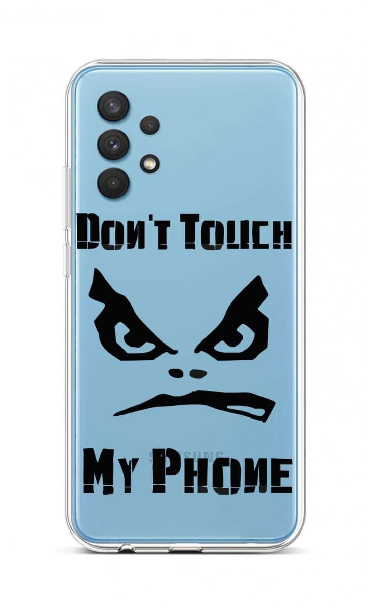 Kryt TopQ Samsung A32 silikon Don't Touch průhledný 61933