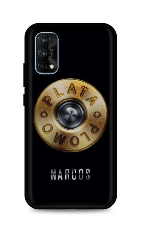 Kryt TopQ Realme 7 Pro silikon Plata O Plomo 62146