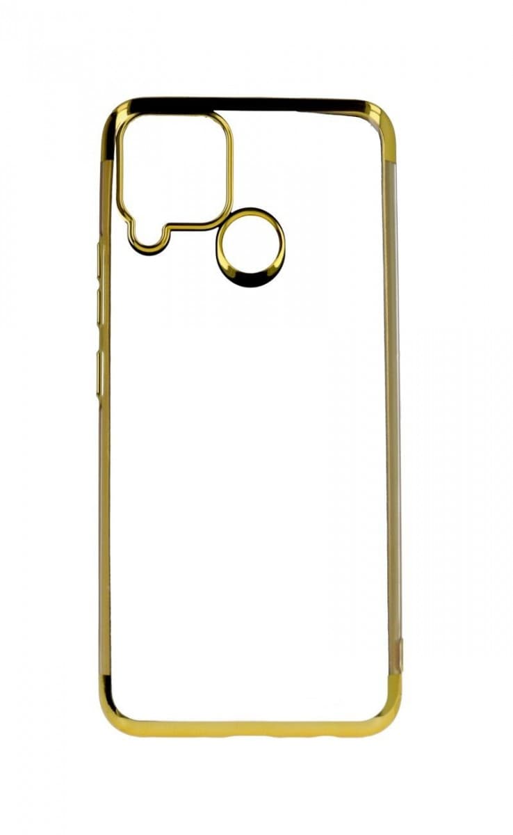 Kryt TopQ Frame Realme 7i silikon zlatý 62228