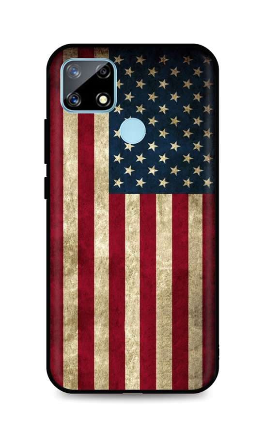 Kryt TopQ Realme 7i 3D silikon Amerika 62263
