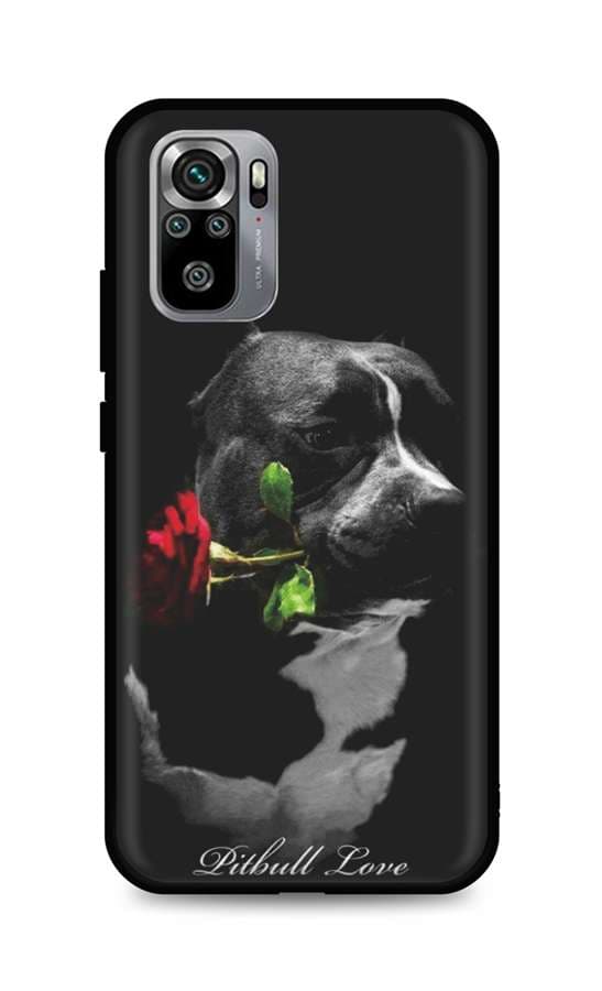 Kryt TopQ Xiaomi Redmi Note 10S silikon Pitbull Love 62381