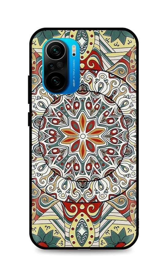 Kryt TopQ Xiaomi Poco F3 3D silikon Barevná mandala 62487