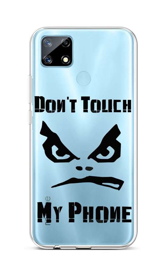 Kryt TopQ Realme 7i silikon Don't Touch průhledný 62510