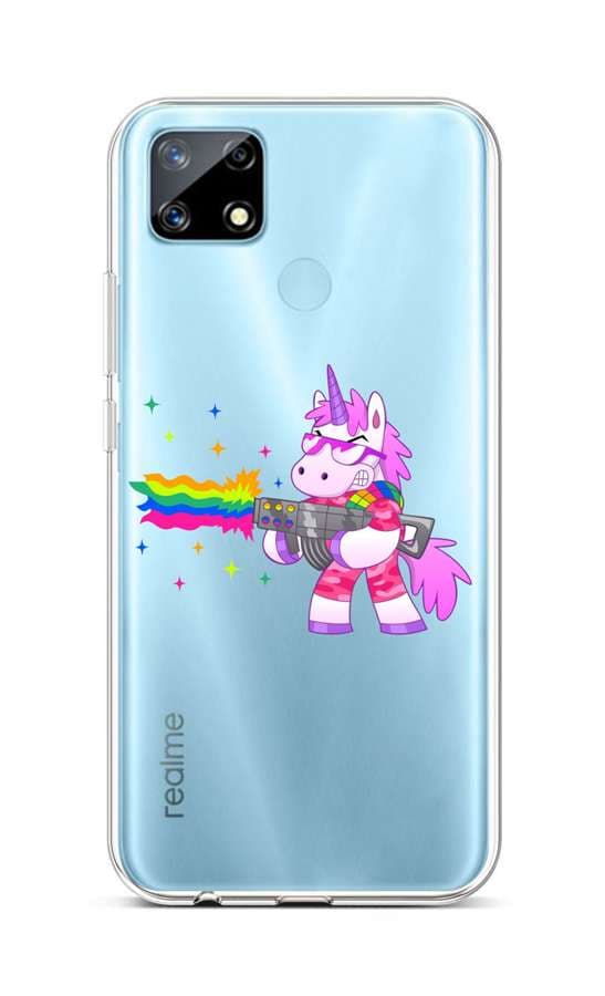 Kryt TopQ Realme 7i silikon Rainbow Gun 62518