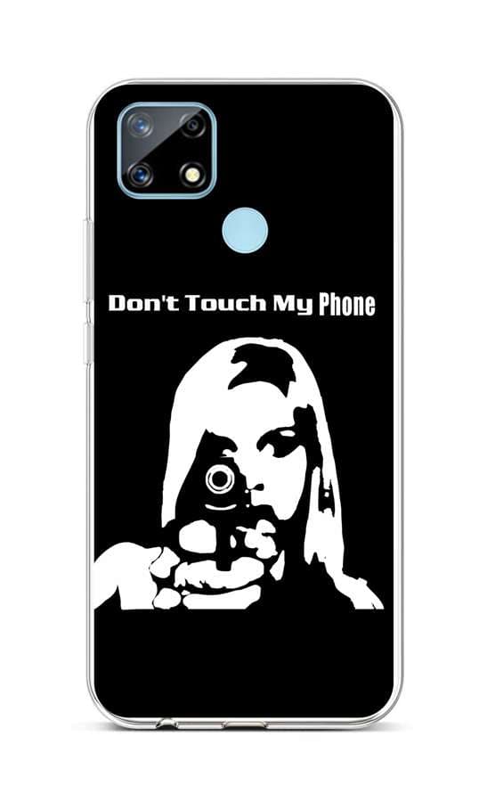 Kryt TopQ Realme 7i silikon Don't Touch Gun 62526