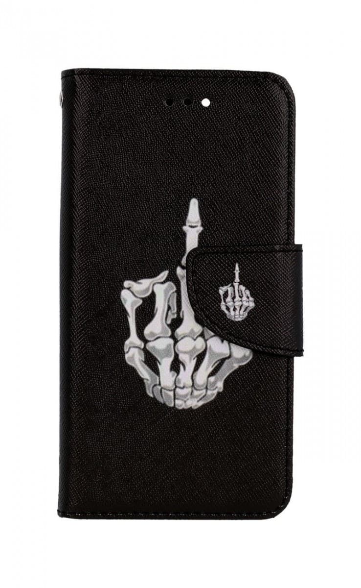 Pouzdro TopQ iPhone SE 2020 knížkové Kostlivec 62585 - náhled 1