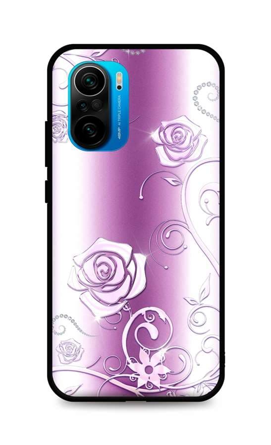 Kryt TopQ Xiaomi Poco F3 silikon Abstract Roses 62806