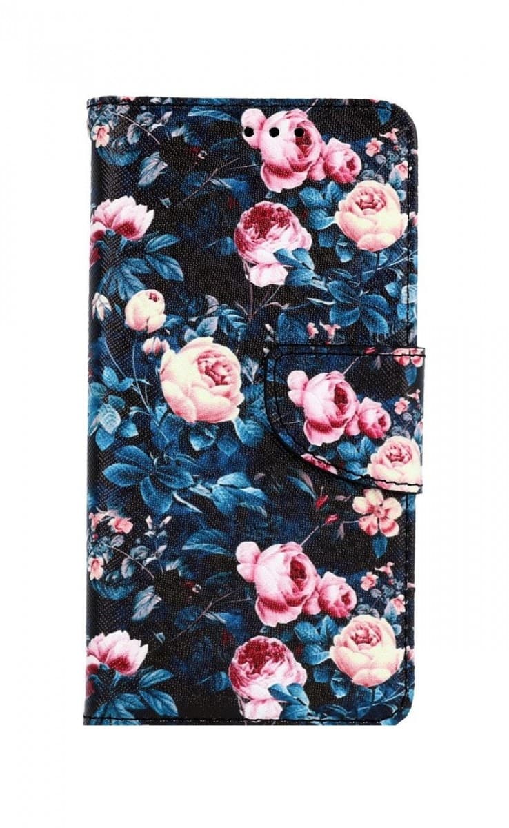 Pouzdro TopQ iPhone 11 knížkové Růžičky 63797 - náhled 1