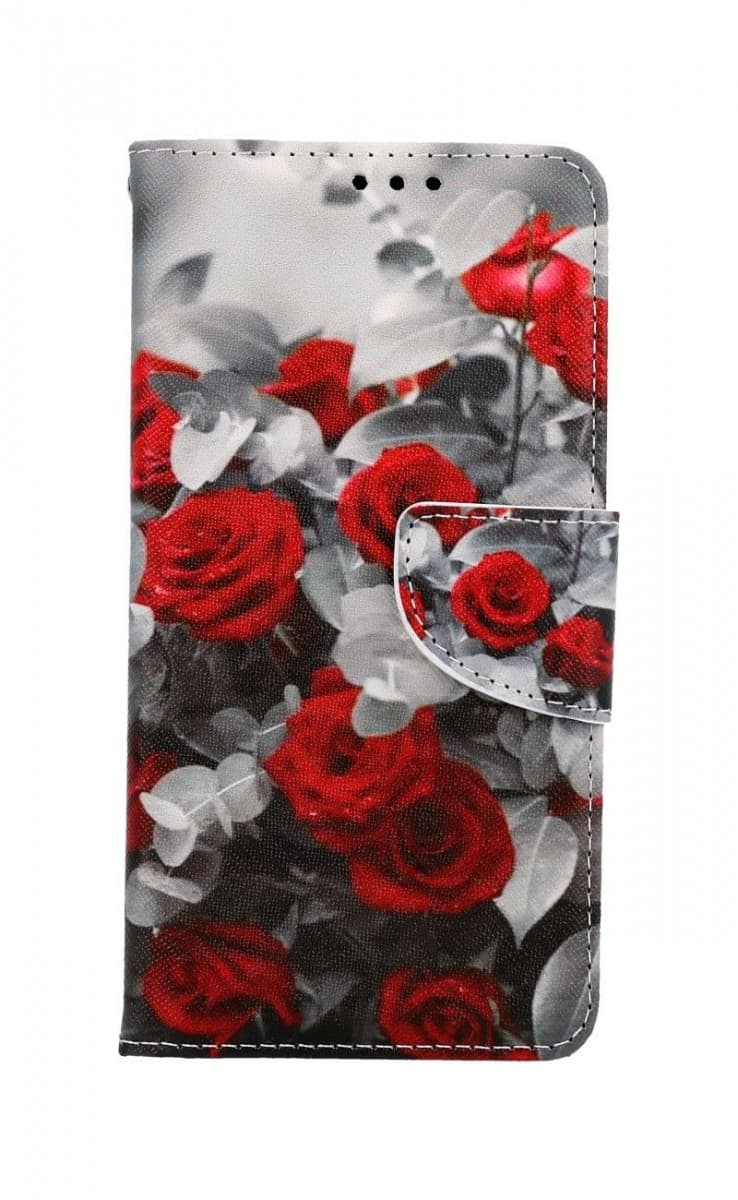 Pouzdro TopQ iPhone 11 knížkové Červené růže mix 63801 - náhled 1