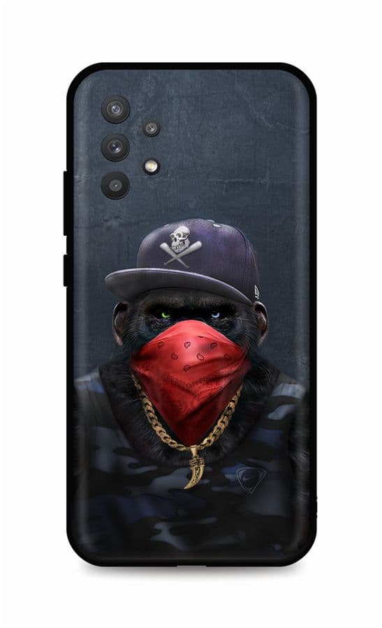 Kryt TopQ Samsung A32 5G silikon Monkey Gangster 64164