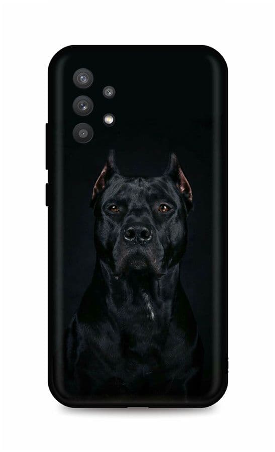 Kryt TopQ Samsung A32 5G silikon Dark Pitbull 64170