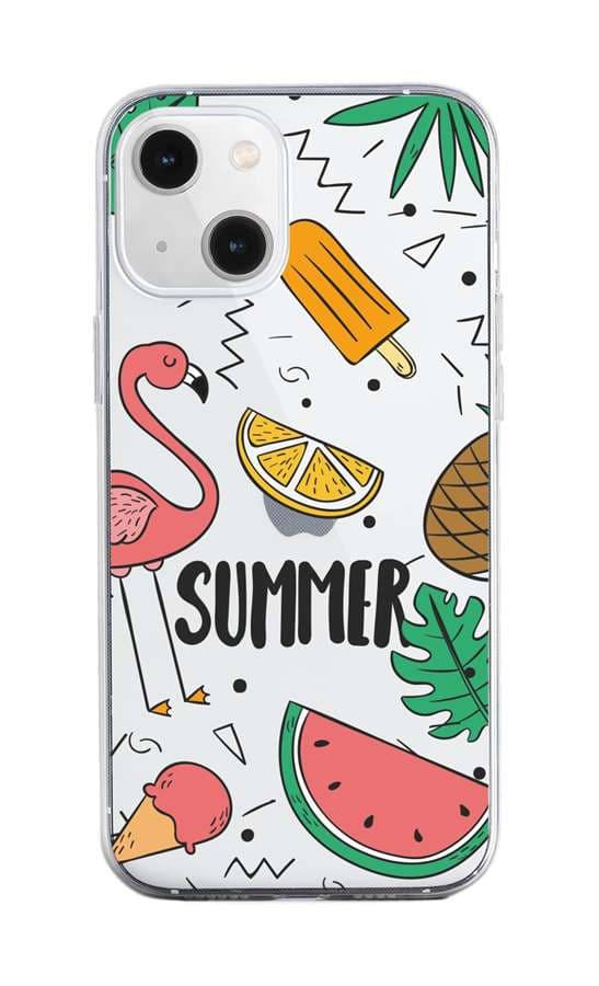 Kryt TopQ iPhone 13 silikon Summer 64640