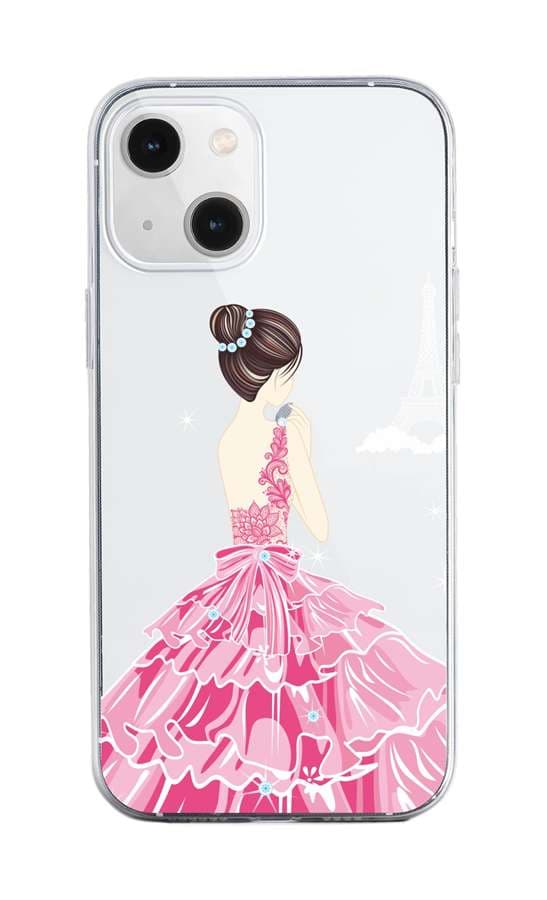 Kryt TopQ iPhone 13 silikon Pink Princess 64657