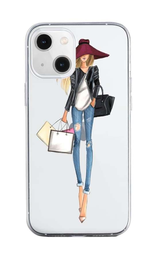 Kryt TopQ iPhone 13 silikon Lady 2 64678