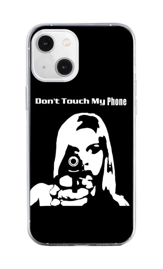 Kryt TopQ iPhone 13 mini silikon Don't Touch Gun 64692