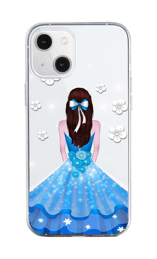 Kryt TopQ iPhone 13 mini silikon Blue Princess 64725