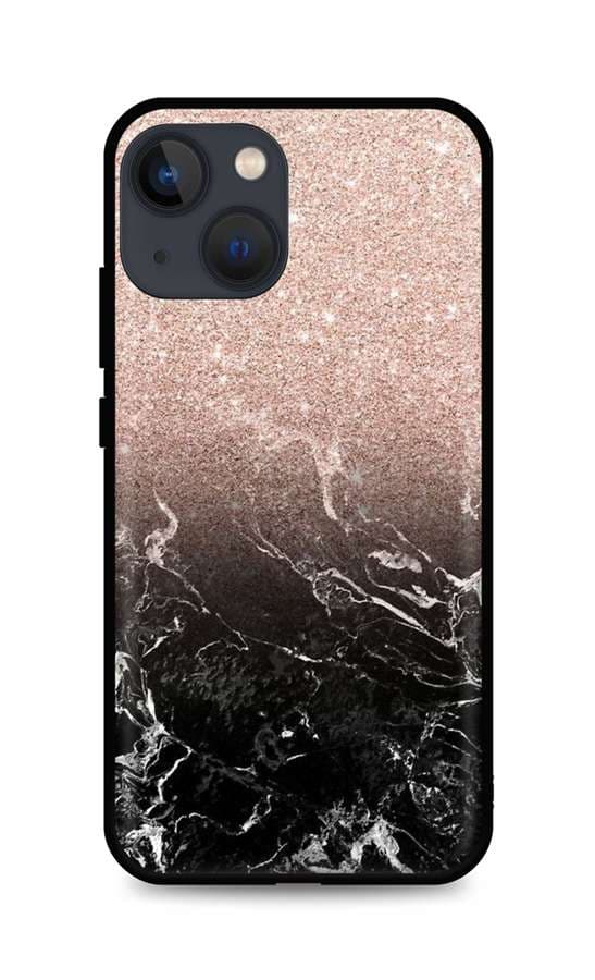 Kryt TopQ LUXURY iPhone 13 mini pevný Sparkling Marble 64788