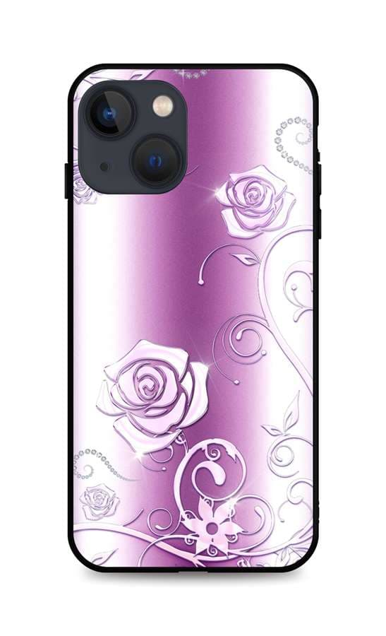 Kryt TopQ iPhone 13 silikon Abstract Roses 64888