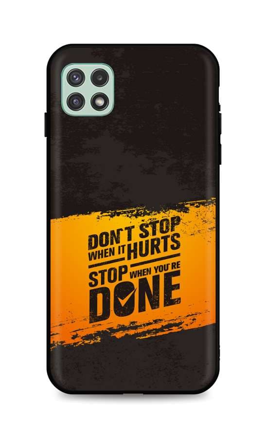Kryt TopQ Samsung A22 5G silikon Don´t Stop 64982