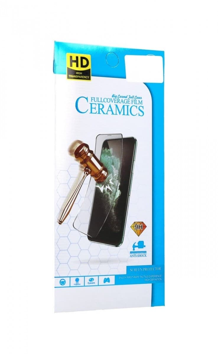 Fólie na displej Ceramic pro iPhone 13 Pro Max Full Cover černá 65112