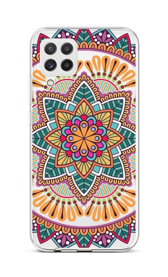 Kryt TopQ Samsung A22 silikon Happy Mandala 65180