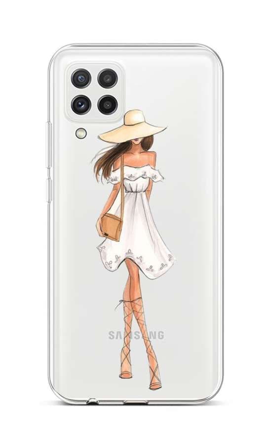 Kryt TopQ Samsung A22 silikon Lady 5 65185