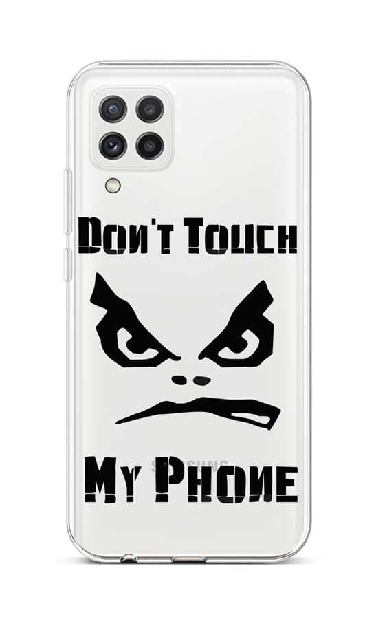 Kryt TopQ Samsung A22 silikon Don't Touch průhledný 65207