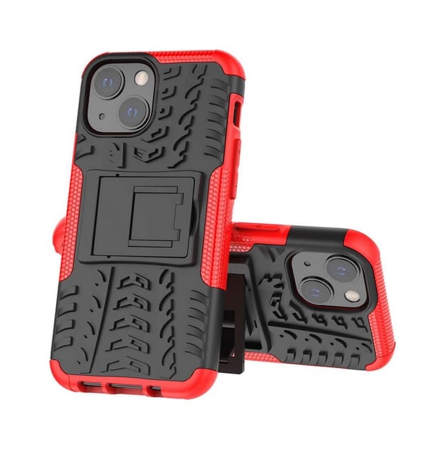 Kryt TopQ iPhone 13 ultra odolný červený 65229