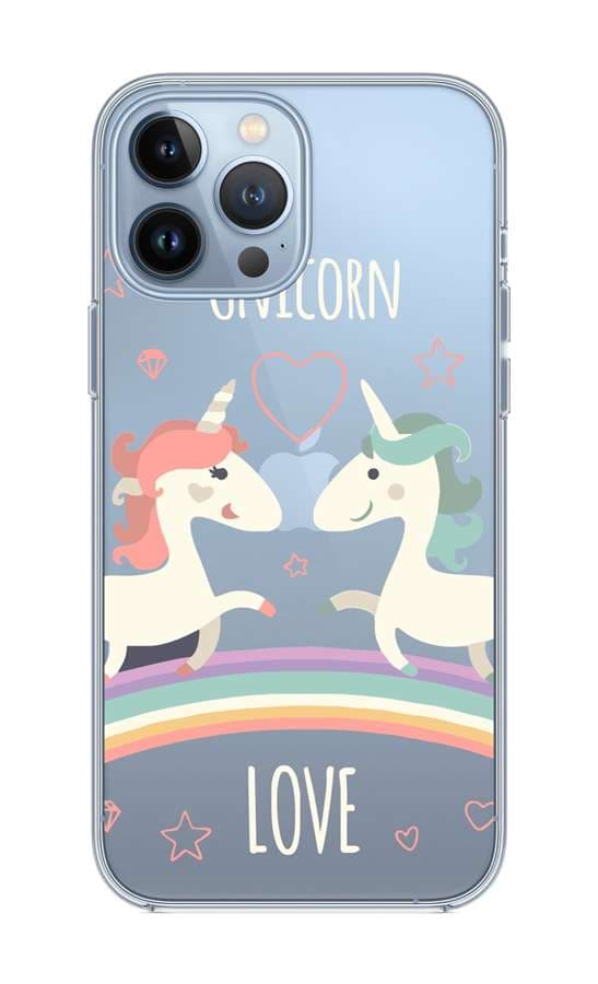 Kryt TopQ iPhone 13 Pro Max silikon Unicorn Love 65290