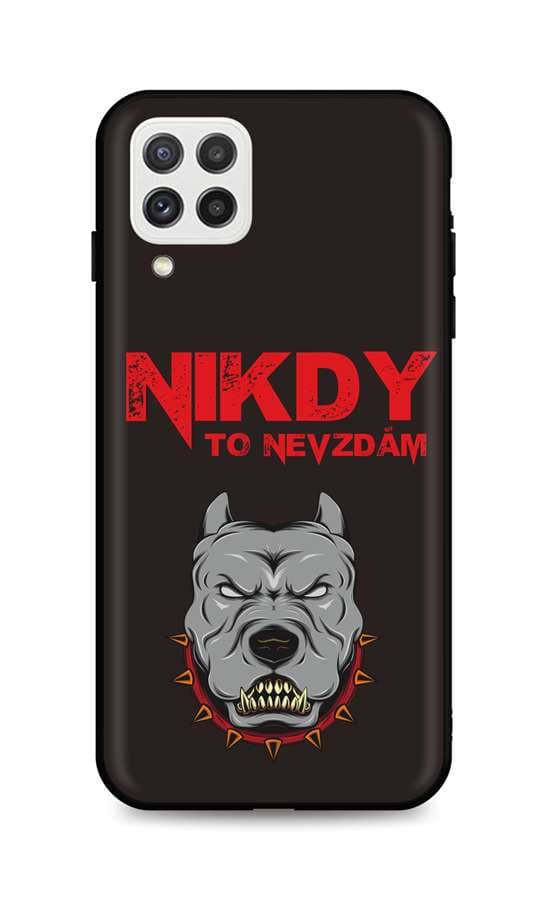 Kryt TopQ Samsung A22 silikon Nikdy to nevzdám 65380