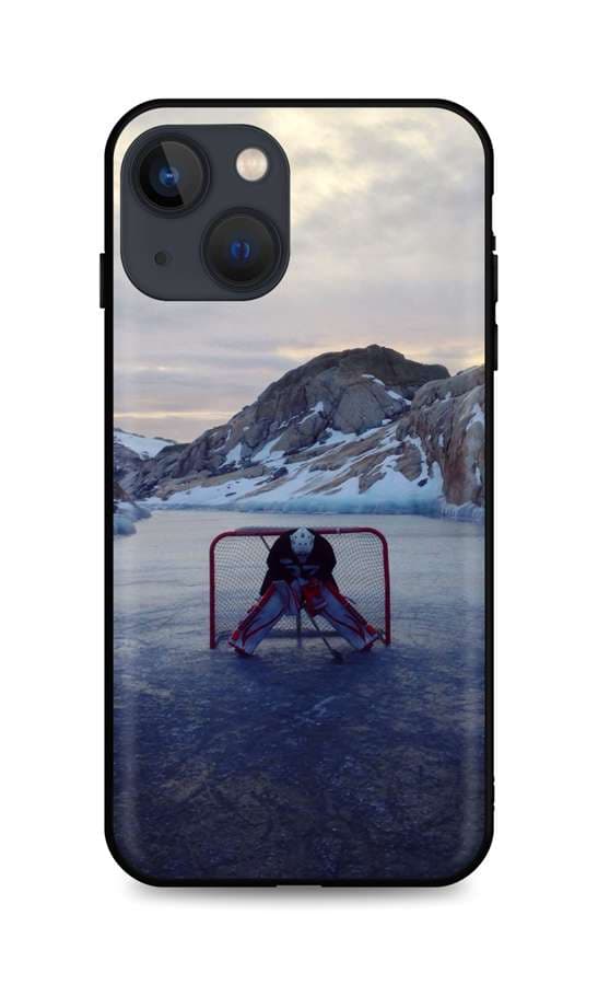 Kryt TopQ iPhone 13 mini silikon Hockey Goalie 65402