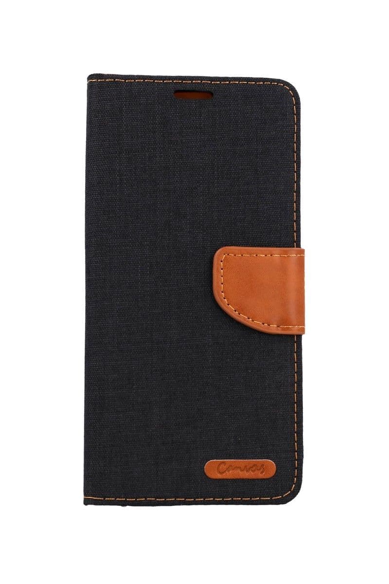 Pouzdro Canvas Xiaomi Redmi 10 knížkové černé 66156 - náhled 1