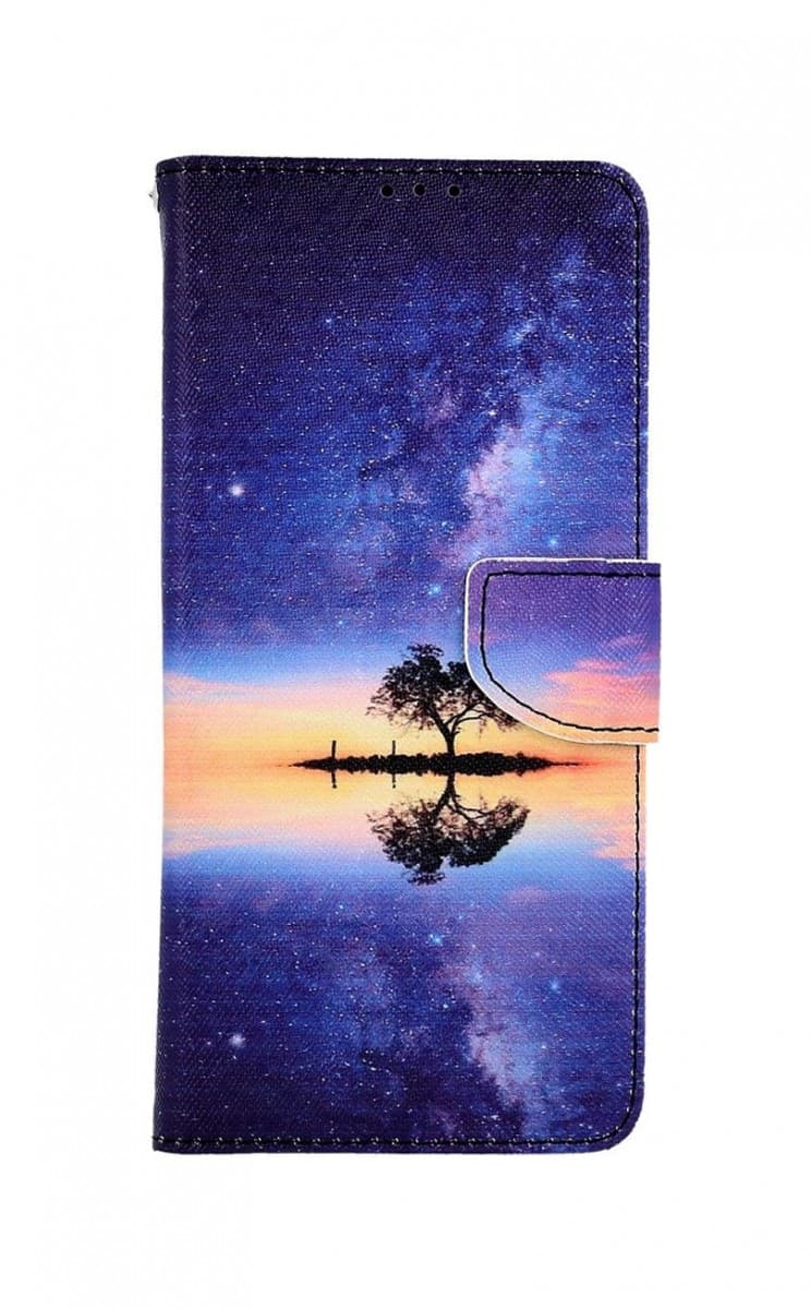 Pouzdro TopQ Samsung A22 knížkové Noční obloha 66282 - náhled 1