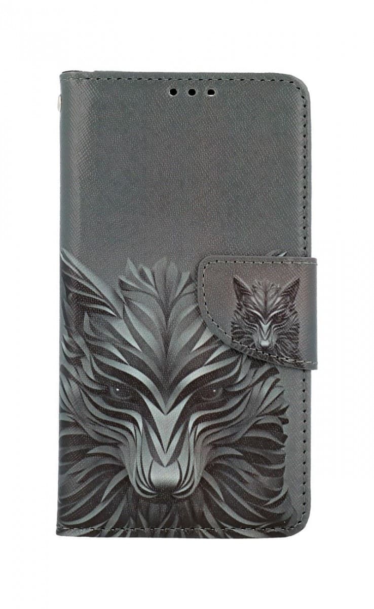 Pouzdro TopQ iPhone 13 knížkové Vlk 66361 - náhled 1