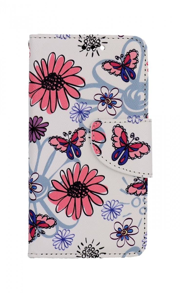 Pouzdro TopQ iPhone 13 mini knížkové Flowers 66381 - náhled 1