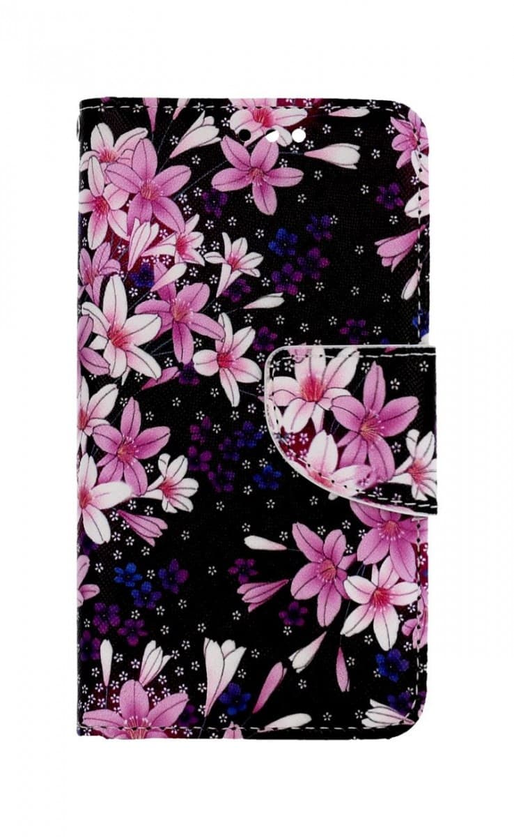 Pouzdro TopQ iPhone 13 mini knížkové Lilie 66387 - náhled 1