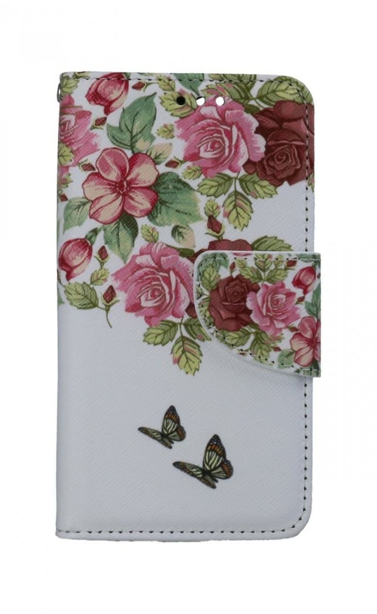 Pouzdro TopQ iPhone 13 mini knížkové Něžné květy 66417 - náhled 1
