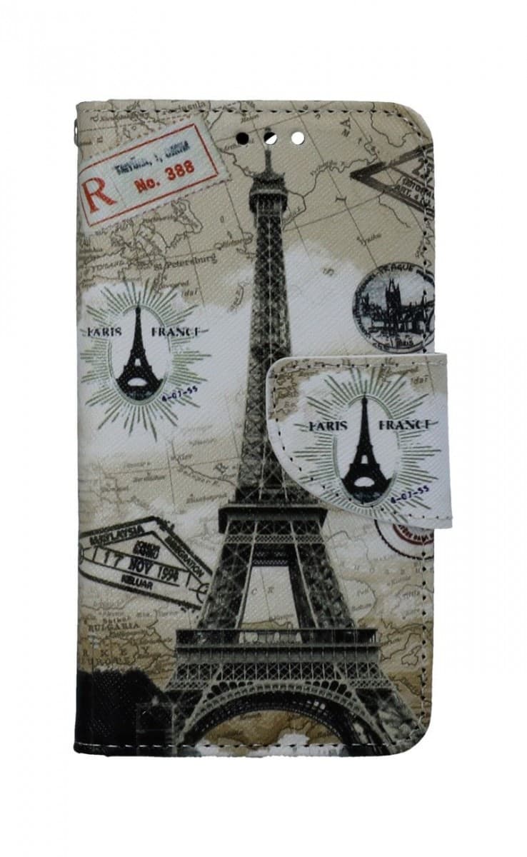 Pouzdro TopQ iPhone 13 mini knížkové Paris 2 66420 - náhled 1